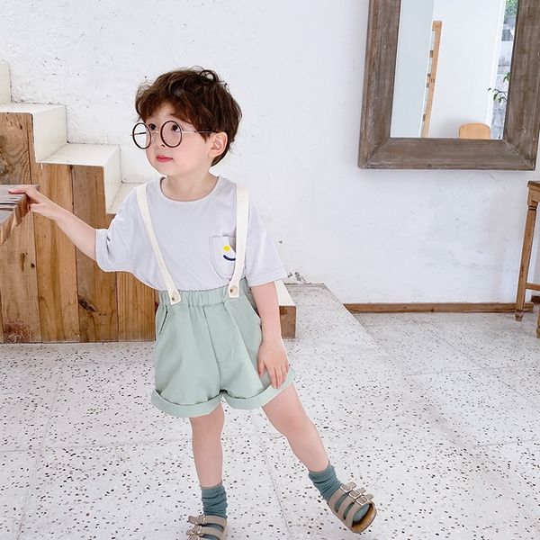 

00zrv boys' belt shorts 2020 summer new baby's shorts casual western style five-legged pants versatile and handsome casual pants f, Blue