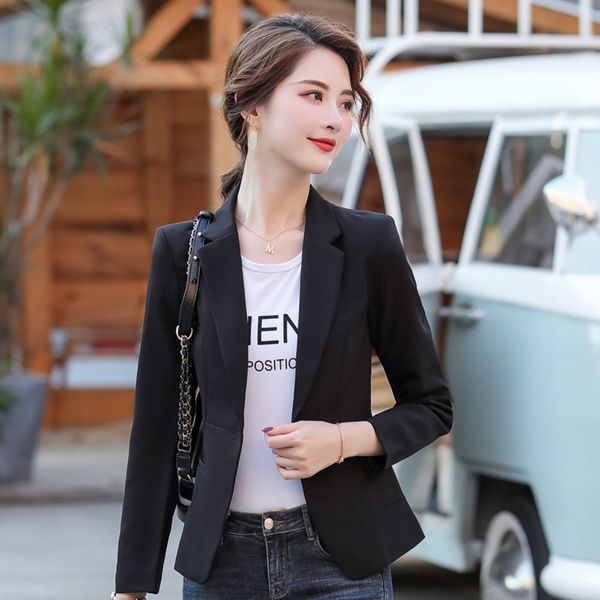 

small suit women's korean style temperament small online celebrity suit women's coat thin 2020 spring/summer jacket jacket new sho, White;black