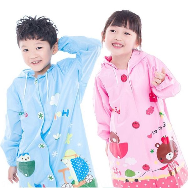 

childrenboys стиля ztrpv корейского и girlsbig childrenthickened мультфильма schoolbaglarge размера дождевик для учащихся начальной школы на, Black