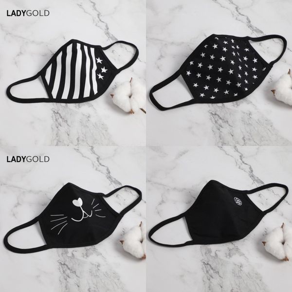 

donald trump fa mask clot anti-dust mask funny cotton usa woman men fasion winter warm wasable party mask 5styles dc47#867, Black