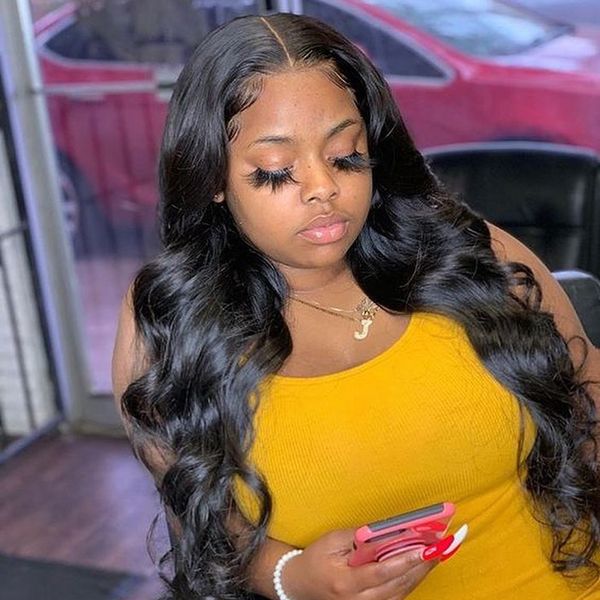 

body wave wig 13x4 lace front human hair wigs pre plucked closure wig peruvian remy hair lace front wig, Black;brown