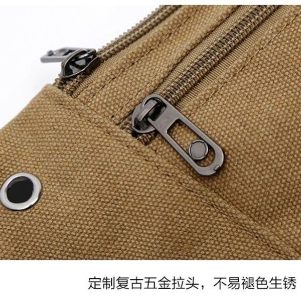 

new canvas running purse outdoor sports and leisure multi-function men and women close-fitting invisible ultra-thin mobile phone i