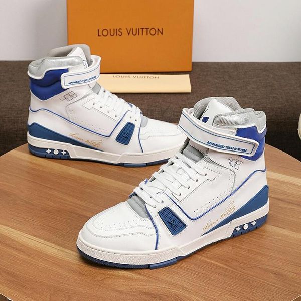 

mens shoes drop ship trainer sneaker mid -autumn and winter vintage footwears plus size lace -up casual sports men shoes fast delivery