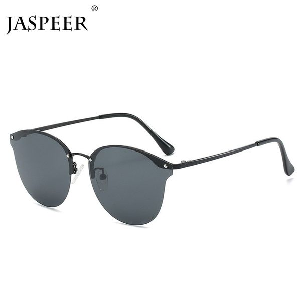 

jaspeer new vintage round luxury retro men brand designer polarized sunglasses women eyewear, White;black