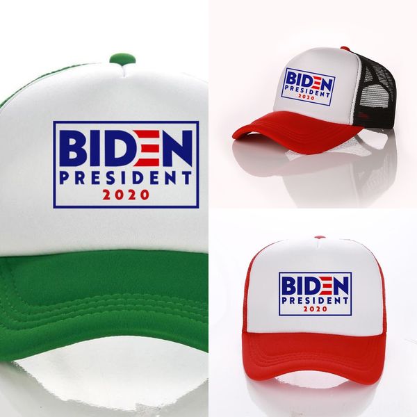

wes8m baseball cap 2020 cap mesh hat headwear casual streewear hats joe biden washed election baseball embroidered, Blue;gray