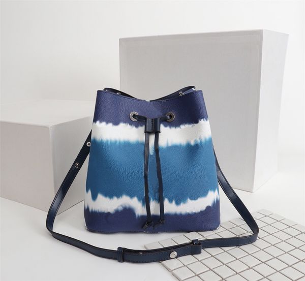 

bag leather néonoé handbags series famous with flower bucket bag women bags shoulder design high escale design printing crossbody qua ixwr, Red;black