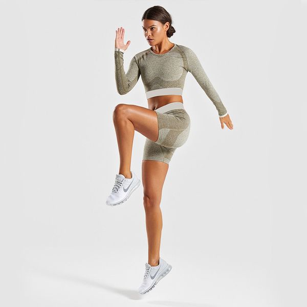 

women gym legging shorts low waist knitting tight yoga shorts push up fitness seamless sports clothing multicolor running, White;red