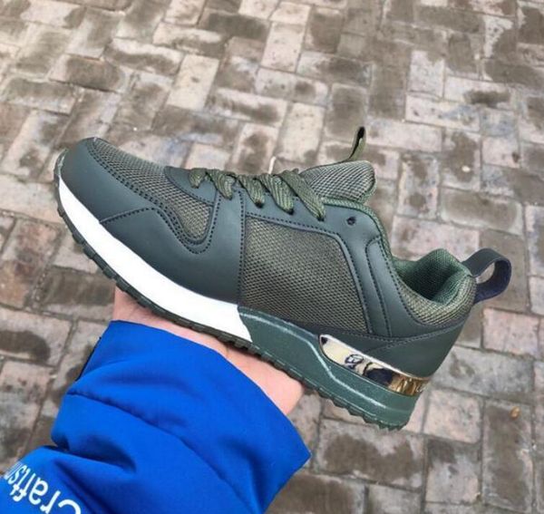 

designer shoes brand men women low cut casual run away shoes france brand men women sneakers loafers 36-44 xshfbcl, Black