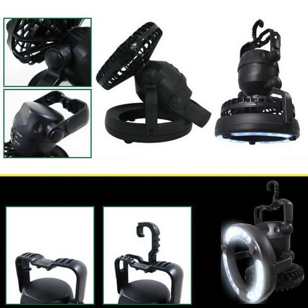 

18 led lantern camping lights with ceiling fan 2 in 1 equipment emergency light for tent lanterns camping hiking