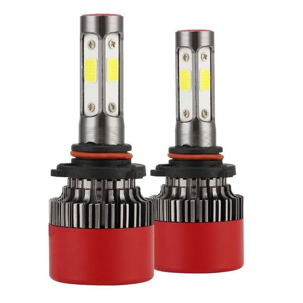 

1 пара h4 h7 9005 9006 6000k led фара автомобиль водить фара лампы белый комплект противотуманных фар автоаксессуары
