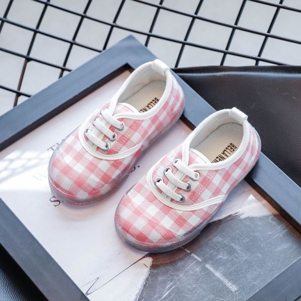 

athletic & outdoor children casual shoes for boys girls 2021 autumn small baby british style single jelly bottom cookie, Black