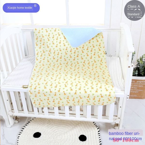 

phhm4 baby diaper pad bamboo fiber multi-specification waterproof washable diaper mattress super large mattress breathable baby children 80*