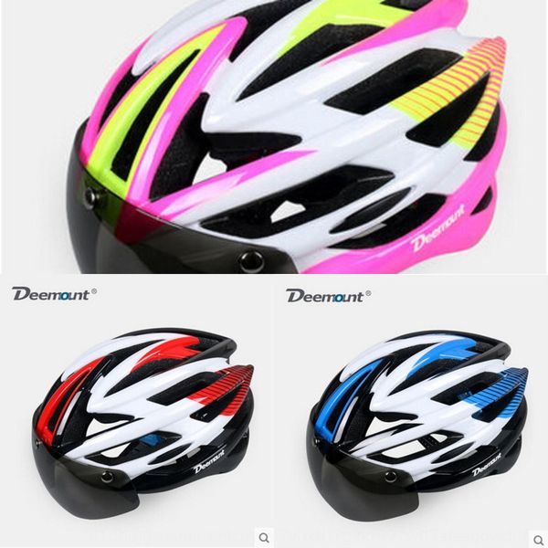 

deemount helmet cycling with windproof mirror integrated molding men's bicycle bicycle equipment and women's cycling equipment