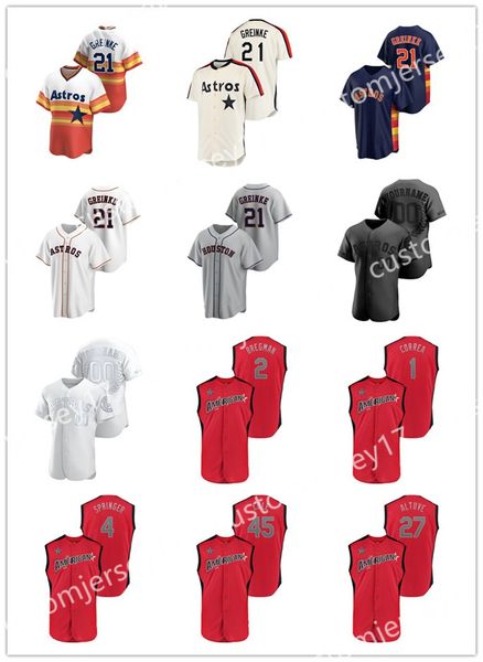 

мужчины женщины молодежь хьюстон астрос 10 yuli gurriel 21 zack greinke # 00 игрок пользовательские джерси бейсбол джерси, Blue;black