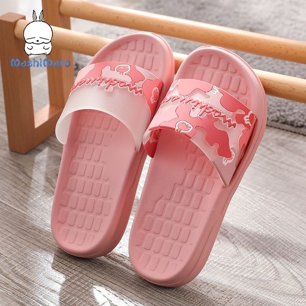 

rabbit summer boy children children' shoes children slippers baby indoor household shoes non-slip bathroom children' slippers, Black;grey