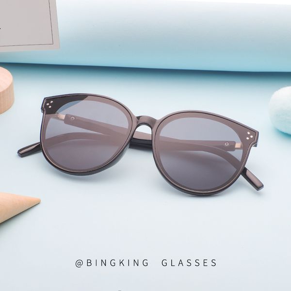 

2020 cat eye cute shape children sunglasses plastic wrap frame acrylic material lenses uv400 protection eyewear, White;black