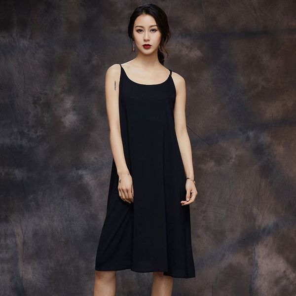 

summer 2020 solid color suspender sling long running long men's cotton skirt women's artistic versatile suspender skirt 2905, Camo