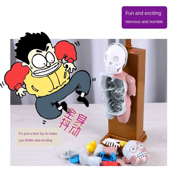 

tiktok same toy toy horror human body model skeleton japanese assembled skeleton deskparent-child spoof trick artifact