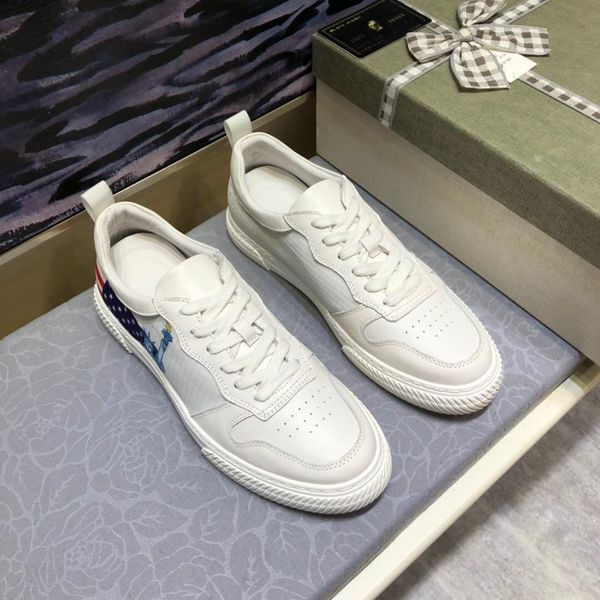 

2019w luxury men's trend casual shoes, limited edition wild sports shoes, lace-up shoes, original packaging delivery 38-45111, Black