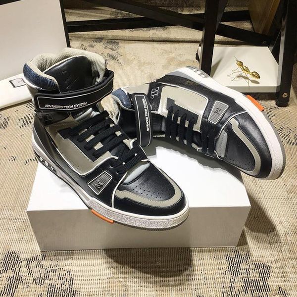 

trainker sneaker boot men 's shoes drop ship autumn and winter shoes fashion luxury high breathable casual men shoes soft footwear