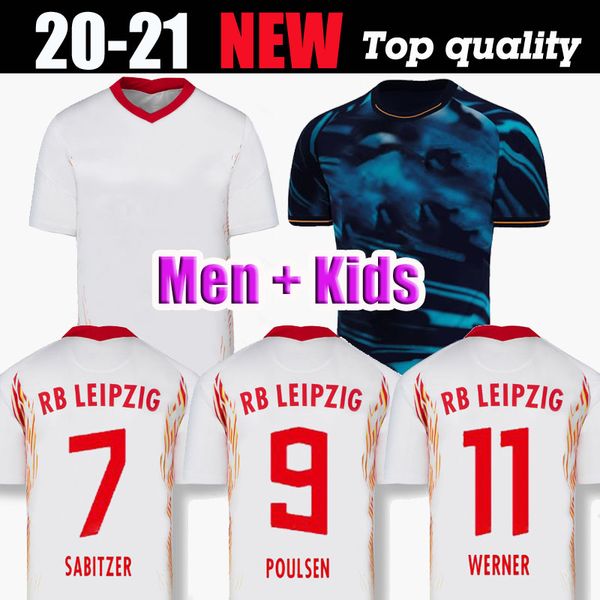 

20 21 rbl главной белого werner футбол джерси форсберг poulsen 2020 rbl olmo футбол рубашка nkunku sabitzer футбольные рубашки schick джерси, Black;yellow