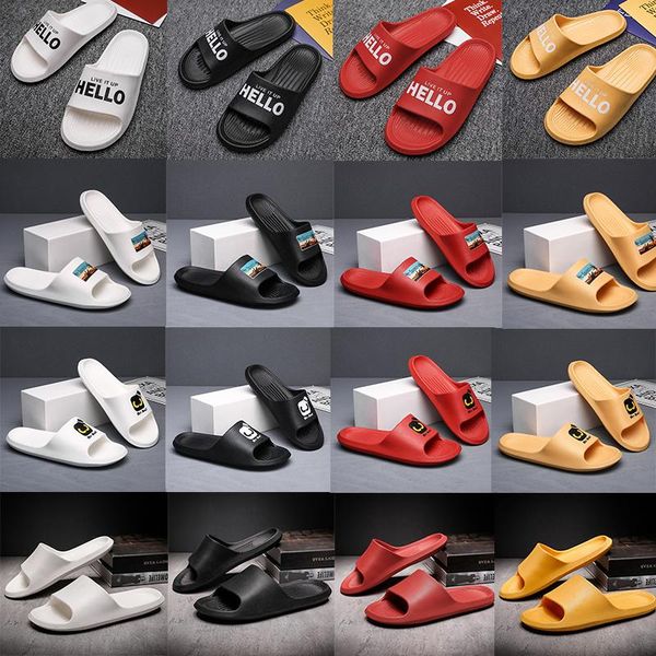 

mens womens summer sandals beach slide home slippers perfect quality king crown designer italy luxury print slipper beach shoes size 36-45, Black