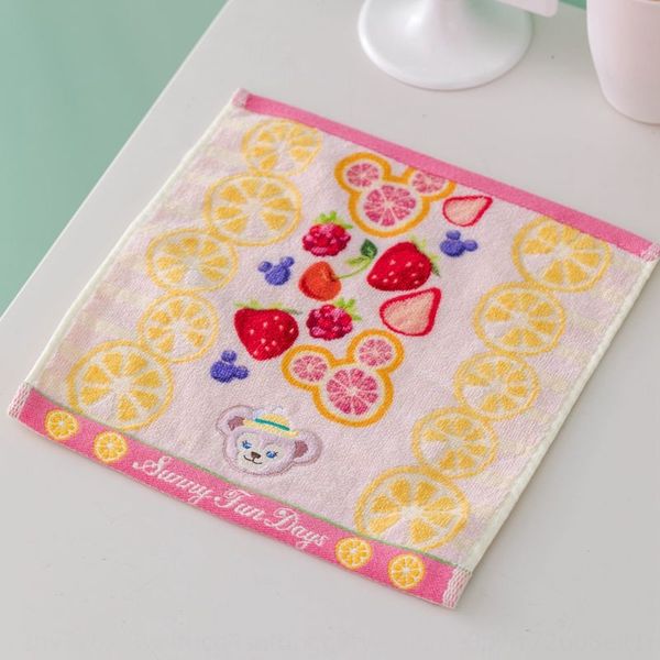 

korean cartoon portable cotton household children's cute creative thickened kindergarten small towel towel handkerchief handkerchief, Blue;white