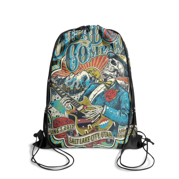 

благодарные мертвые и компании плакаты мода спорт пояс рюкзак, дизайн сумасшедший подходит для многоразового grateful соло-dead-style-steal