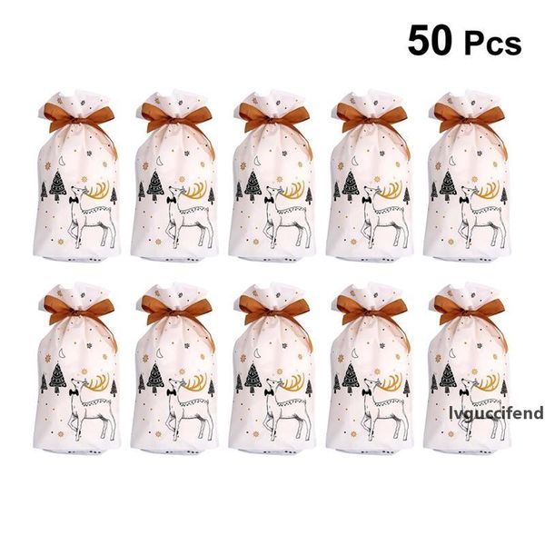 

50pcs lovely fashionable stylish drawstring pouch gift bag for decoration