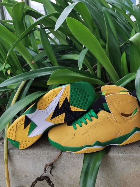 

2020 high 7s wheat yellow green leather breathable shoes outdoor shoes men shoes size 36-47