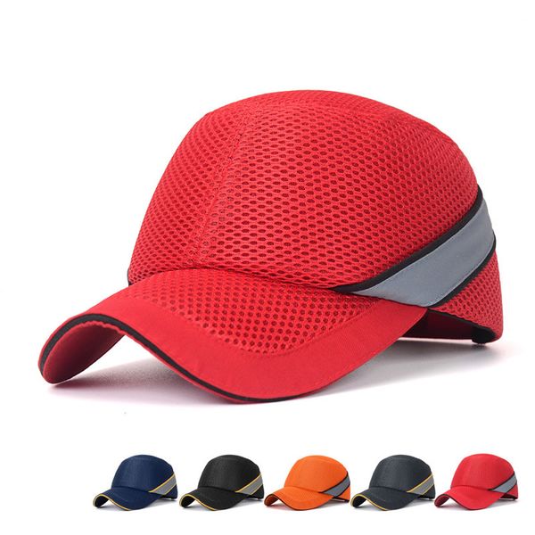 

safety protective helmet bump cap hard inner shell baseball hat style for work factory shop carrying head protection, Blue;gray
