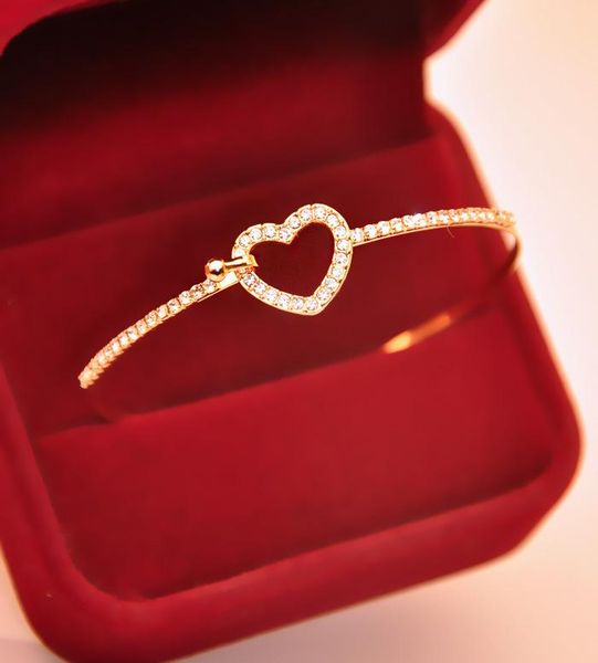 

charm bracelets blanks luxury korean jewelry bow sweet bracelet clover opal gold bracelets bangles, Golden;silver