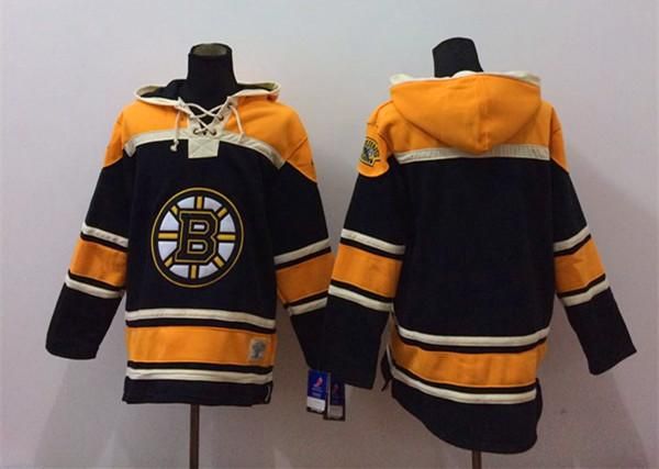 

2015 wholesale men's boston bruins blank black hooded jerseys hockey hoodies sweatshirts, Black;red