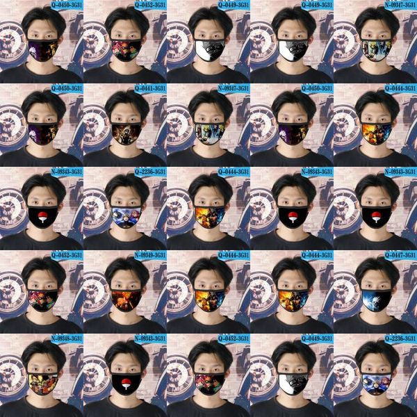 

naruto naruto face cartoon designer for ao face girls tapabocas 05 reusable ao mask mask cubrebocas lhrxt zhjoutdoorsport, Black