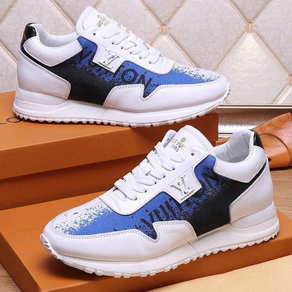 

mens shoes sneakers with original box fashion luxury run away sneaker chaussures pour hommes rubber soles male footwears luxury fast ship