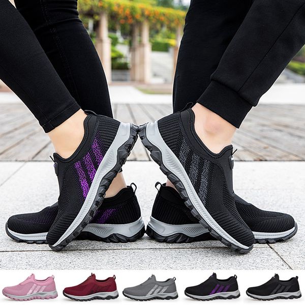 

sneakers for men women breathable slip-on walking shoes athletic comfortable lazy footwear