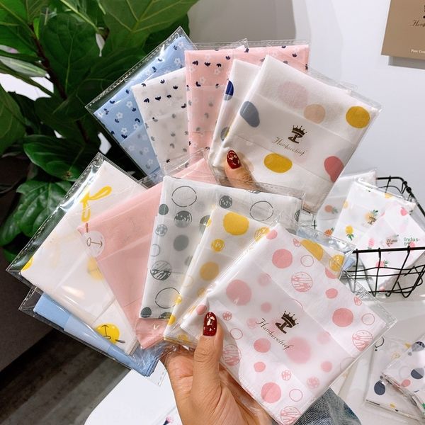 

square towel handkerchief square towel handkerchief, Blue;white