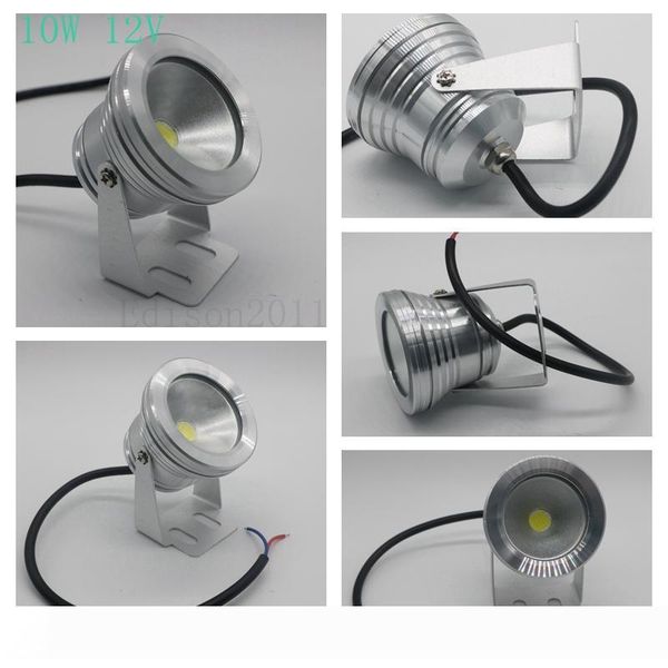 

Edison2011 12V 10W LED Underwater Light IP68 Waterproof Fountain Light Fish Tank Aquarium monochromatic 8 colors Free Shipping