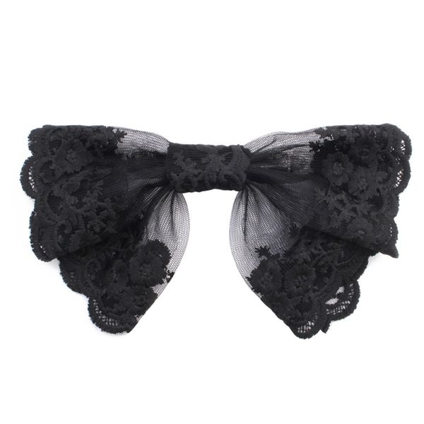 

блеск волос knot луки принцесса кружева волос щипцы с bling dots шпильки для детей девушки моды головные уборы аксессуары, Slivery;white