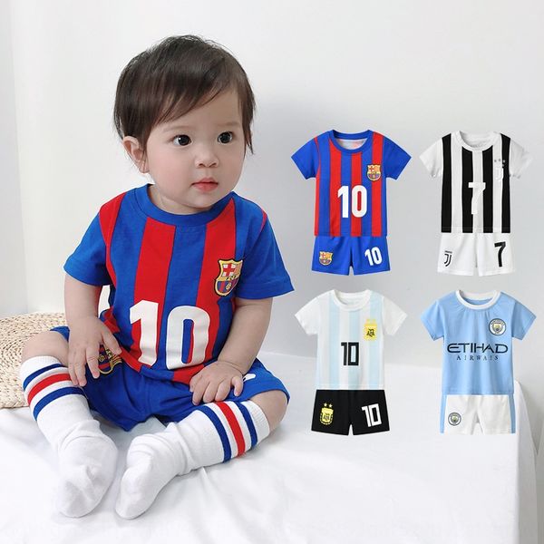 

2020 qile rabbit season clothing new listing 0-3 years old baby football children's children's printing clothes x6010
