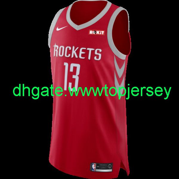 

harden#13 red sponsor icon jersey new nkvest stitched basketball jerseys, Gray