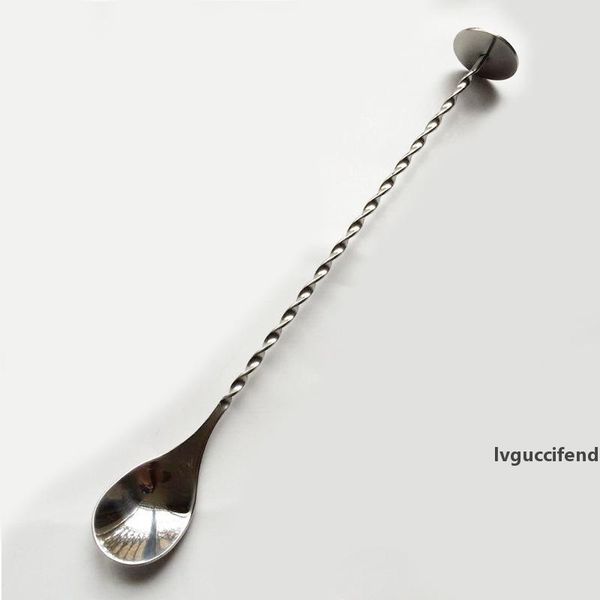 

300 pcs stainless steel cocktail drink mixer bar puddler stirring spoon ladle stirrer margarita diy tool ing