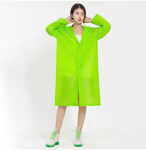 

super thick fashion eva raincoat single cloak cloak riding poncho men's and women's non-disposable raincoat, Red;brown