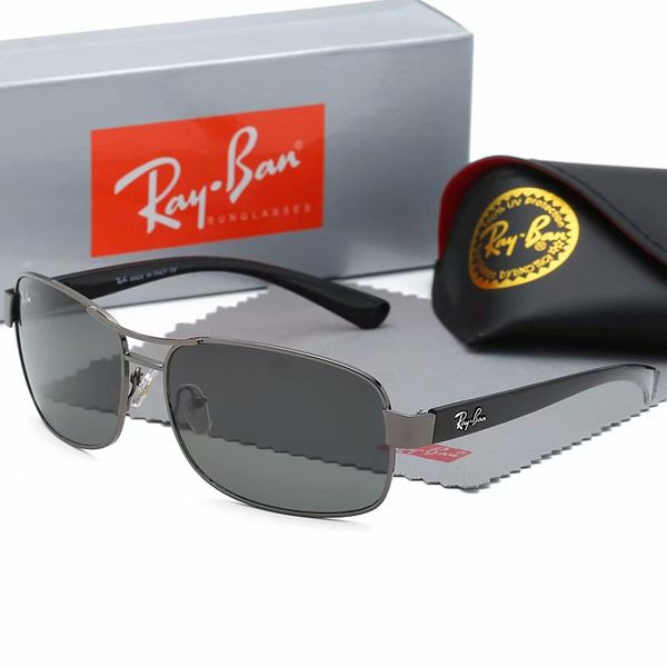

2019 brand designer sunglasses metal hinge glass lenses fashion half frame sunglasses men glasses women sun glasses unisex, Black