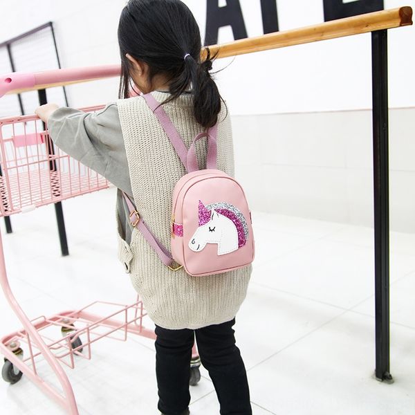 

new baby bag 1-3 years old children's small backpack korean cartoon cute animal pu backpack mini small bag