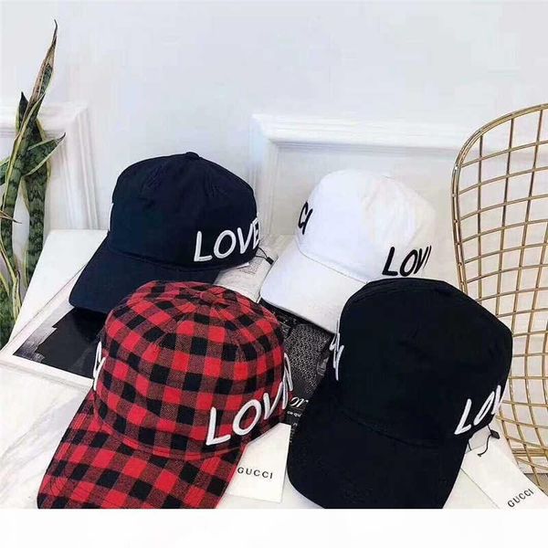 

r letter love embroidery golf cap retro plaid strapback hat cotton popular leisure baseball cap ball hatdr3571, Blue;gray