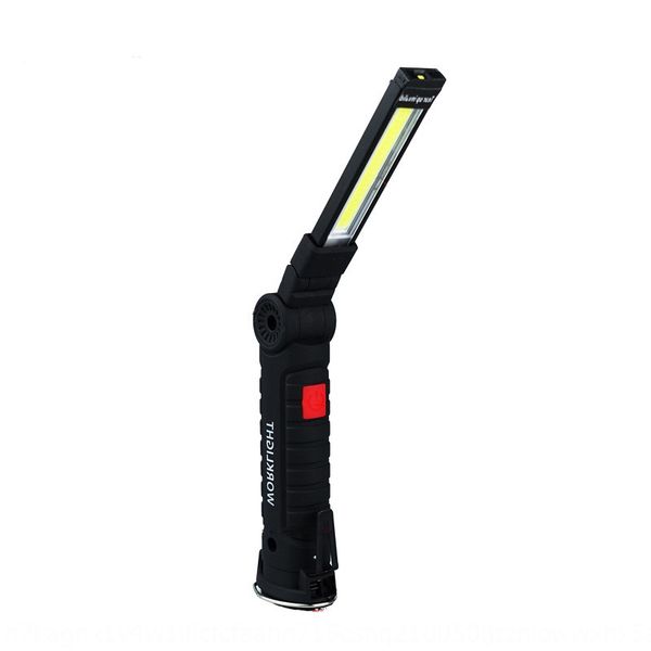 

cob work flashlight red light folding outdoor maintenance tool lamp usb charging magnet flashlight
