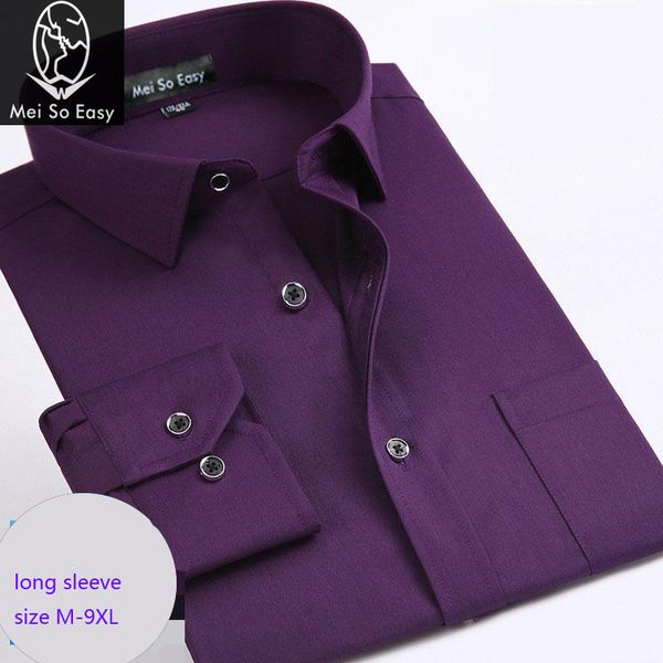

new arrival fashion male cotton oversized formal spring autumn men's shirt long sleeve plus size -7xl 8xl 9xl, White;black