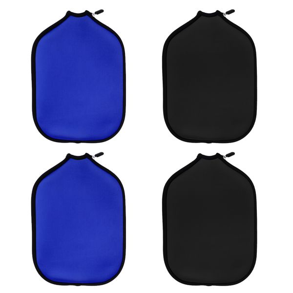 

4x premium neoprene pickleball paddle cover zipper sleeve protective case