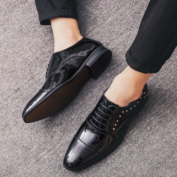 

zapato fashion men shoes lace up oxfords moccasins black shoes men genuine leather casual loafers chaussure homme sneakers